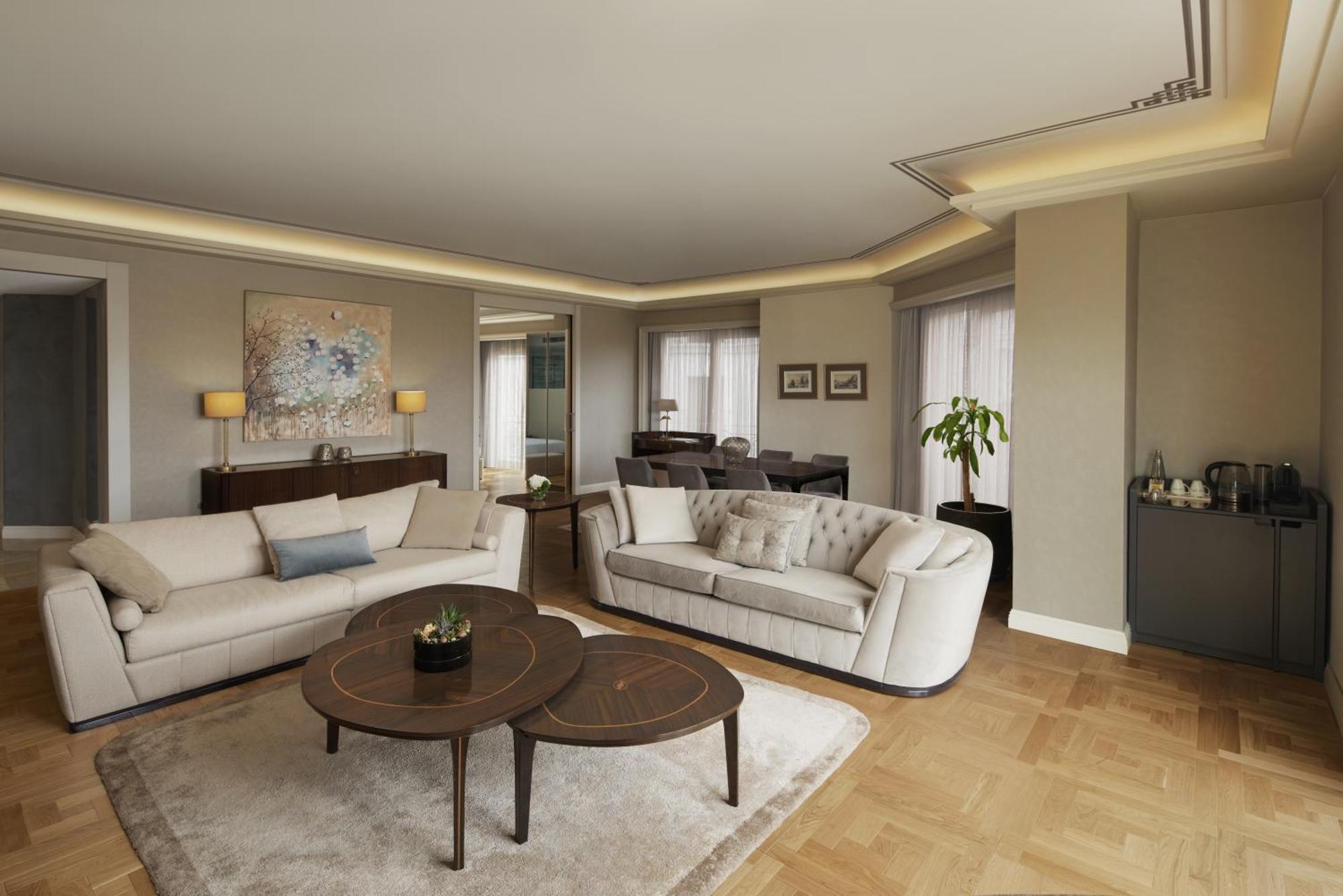 라조니 호텔 이스탄불 외부 사진 Interior of a typical apartment